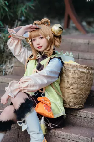 Coser小姐姐_花铃_No.003 – 原神 瑶瑶 主题写真 [15P]