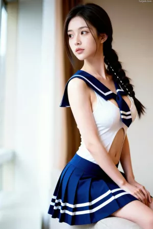 AIG美女_No.258_熙蕾学姐_jk制服短裙 主题写真 [71P]