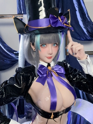 Coser美女星之迟迟No.249 - 2024-8-A 碧蓝航线—柴郡 主题写真 [32P]
