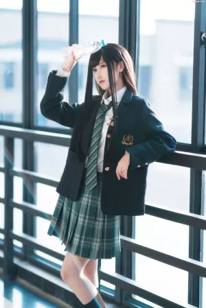 国产Coser美女三度_69-No.041 – 森林来信JK 主题写真 [15P]