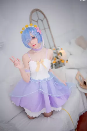 动漫博主_花柒hana_No.002 – 蕾姆CLEAR DRESS 主题写真 [15P]