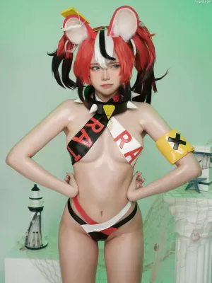 越南Coser美女ZinieQ-No.110 – Hololive–Hakos Baelz 主题写真 [39P]