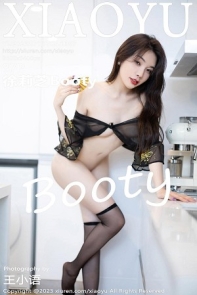[XiaoYu画语界]Vol.1067_女神徐莉芝Booty黑色薄纱服饰配超薄黑丝秀曼妙身姿诱惑写真87P