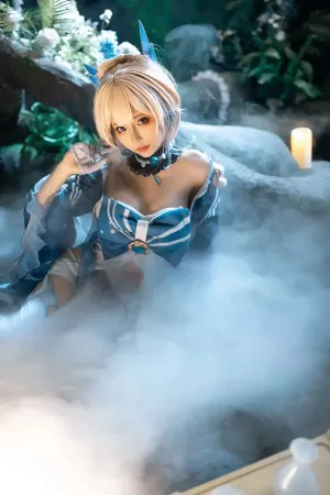 Coser美女蠢沫沫No.263 – 原神 心海 主题写真 [9P]