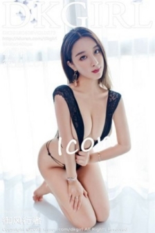 [DKGirl御女郎]Vol.073_性感御姐筱慧icon黑色蕾丝高叉连体衣秀豪乳翘臀诱惑写真47P