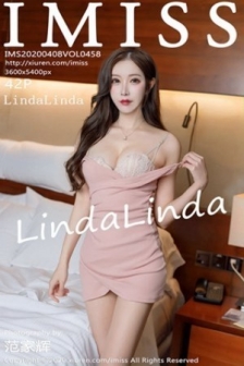 [IMISS爱蜜社]Vol.458_嫩模LindaLinda私房粉色吊裙半脱露性感内衣完美诱惑写真42P