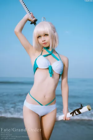 台湾Coser美女_沖田凜花Rinka_No.028 – FateGrand Order – 水着 [16P]
