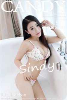 [Candy糖果画报]Vol.010_性感女神谢芷馨Sindy黑色透视薄纱秀豪乳翘臀诱惑写真57P