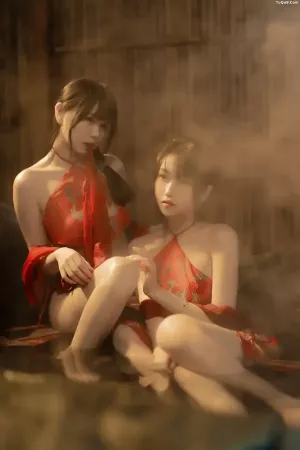 动漫博主Tina很妖孽呀No.038 – 古风双人 (&不呆猫)  主题写真 [16P]