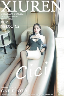 [XiuRen秀人网]No.8614_模特雪糕CiCi性感修女服饰配黑色丝袜露丁字裤秀翘臀诱惑写真80P