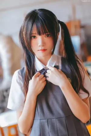 动漫博主桜桃喵No.031 - 画室少女 主题写真 [17P]