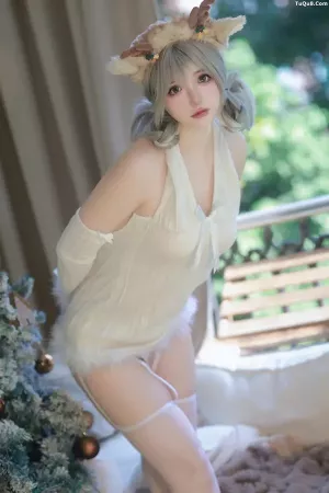 Coser美女疯猫ss No.116 - 圣诞特典&白色毛衣 主题写真 [98P]