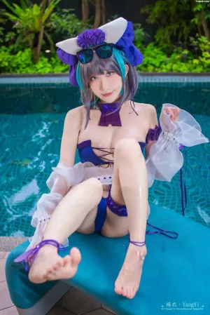 Coser美女杨衣Yangyi-NO.003 柴郡 主题写真 [55P]