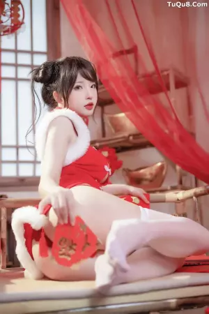 甜妹博主清水由乃 NO.050 新年旗袍 主题写真 [78P]