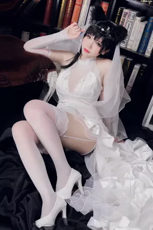 动漫博主雪晴Astra - NO.014 自拍Vol.04 爱宕花嫁 主题写真 [19P]