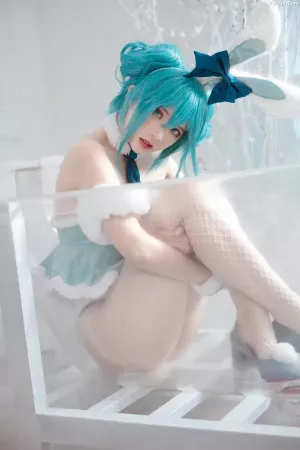 Coser美女疯猫ss No.069 - miku初音兔女郎 主题写真 [25P]