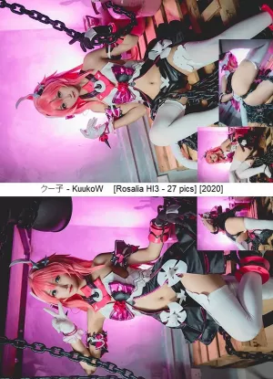 越南妹子Kuuko W - NO.008 Rosalia-Honkai Impact[24P]
