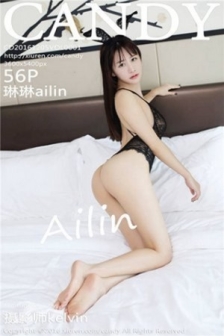 [Candy糖果画报]Vol.001_嫩模琳琳ailin兔女郎黑色吊带情趣内衣秀美乳诱惑写真56P