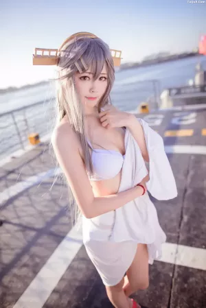 台湾Coser美女_Arty亚缇_No.002 – 舰娘春菜 Haruna（3套）[52P]