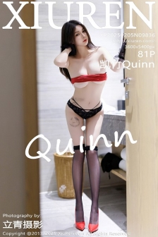 [XiuRen秀人网]No.9836_模特凯竹Quinn性感黑色蕾丝服饰配超薄黑丝秀丰腴身材诱惑写真81P