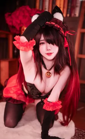 马来西亚甜妹Sally Dorasnow-No.117 – Kurumi Cat Bunny Girl [22P]