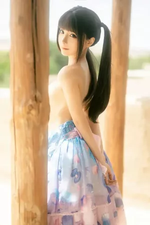 Coser美女蠢沫沫No.244 – 可爱粉裙 主题写真 [13P]