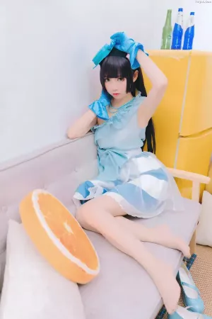 Coser美女面饼仙儿 NO.026 黑猫打歌服 主题写真 [12P]