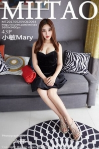 [MiiTao蜜桃社]Vol.064_嫩模小敏Mary性感内衣秀傲人豪乳白色蕾丝内裤诱惑写真43P