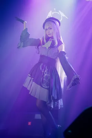 Coser美女lunananya-No.042 歌住樱子 (idol) (蔚蓝档案)  主题写真 [37P]
