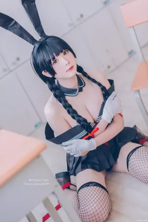 Coser美女_霜月shimo_No.046 – 卯月桃子 水手服兔女郎 主题写真 [19P]