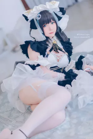 Coser美女_霜月shimo_No.054 – 碧蓝航线 柴郡 主题写真 [15P]