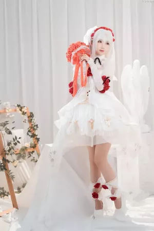Coser美女面饼仙儿 NO.089 德丽莎婚纱 主题写真 [13P]