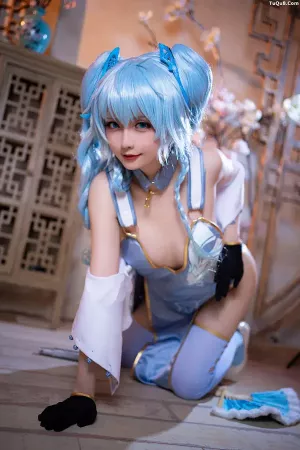 Coser美女星之迟迟No.088 - 秘密花园 PA15翠雀媚 主题写真 [14P]