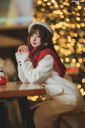 Coser美女rioko凉凉子 NO.081 圣诞麋鹿套装 主题写真 [50P]