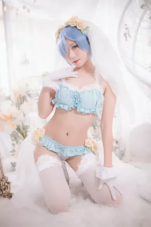 佛系Coser美女Money冷冷-No.032 – 蕾姆 主题写真 [15P]