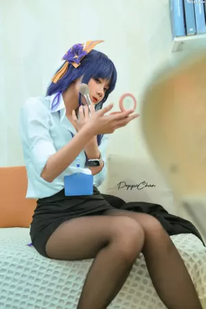 越南Coser美女_PoppaChan_No.020 – Raiden Shogun Officer [25P]
