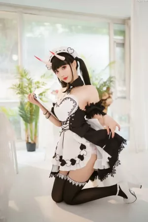 Coser美女面饼仙儿 NO.122 能代女仆 主题写真 [31P]