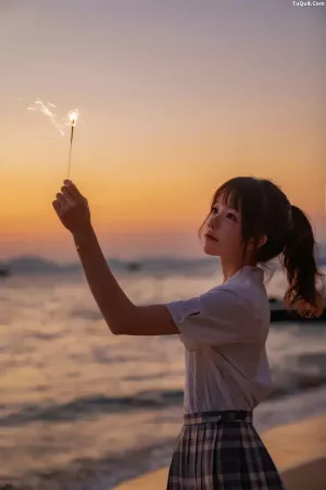 动漫博主桜桃喵No.155 - 《逐海》 主题写真 [17P]
