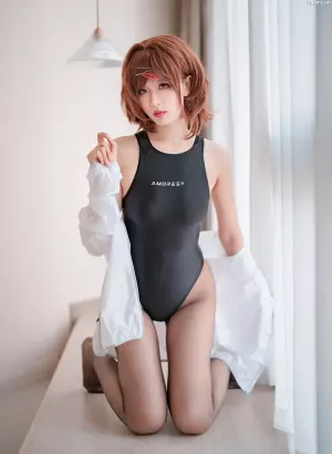 Coser美女轩萧学姐 No.034 – 円香ol+竞泳 主题写真 [43P]