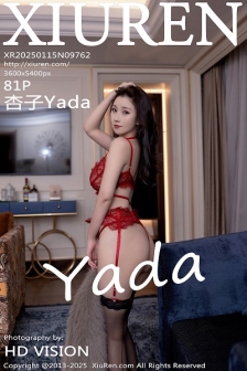 [XiuRen秀人网]No.9762_模特杏子Yada性感红色情趣内衣配黑丝吊袜秀惹火身材诱惑写真81P