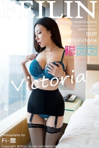 [FeiLin嗲囡囡]VOL.416_女神果儿Victoria波波池+白色大床上半脱秀火辣身材诱惑写真90P