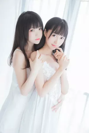 动漫博主桜桃喵No.095 - 桜桃喵&木绵绵OwO - 朝 主题写真 [58P]
