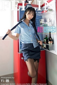 [FeiLin嗲囡囡]VOL.417_模特小果冻儿JK制服配黑丝裤袜+情趣兔耳装秀完美身材诱惑写真70P