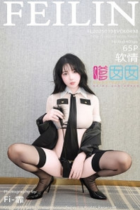 [FeiLin嗲囡囡]VOL.498_模特软情性感白色轻透制服配黑色丝袜秀凹凸身材撩人诱惑写真65P