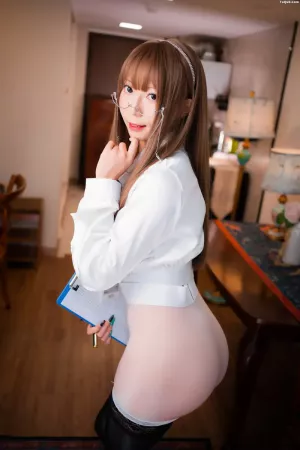 佛系Coser美女Money冷冷-No.050 – 透明OL 眼镜娘 主题写真 [58P]