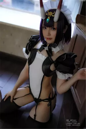 Coser美女Nyako喵子 NO.031 酒吞童子女仆 主题写真 [42P]