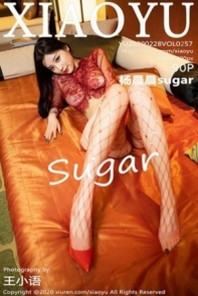 [XiaoYu画语界]Vol.257_女神杨晨晨sugar私房猩红情趣内衣配镂空网袜诱人写真90P