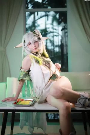 Coser美女上杉绘梨落 NO.009 纳西妲 主题写真 [46P]