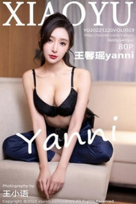 [XiaoYu画语界]Vol.929_女神王馨瑶yanni脱蓝色女警官制服露黑色蕾丝内衣完美诱惑写真80P