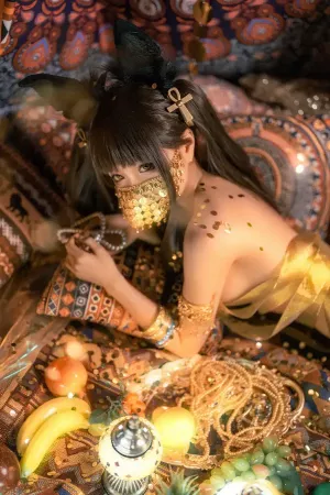 Coser美女蠢沫沫No.148 – 埃及喵 主题写真 [40P]
